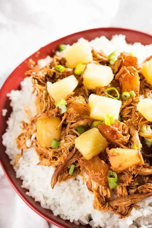 Crockpot BBQ Pineapple Chicken