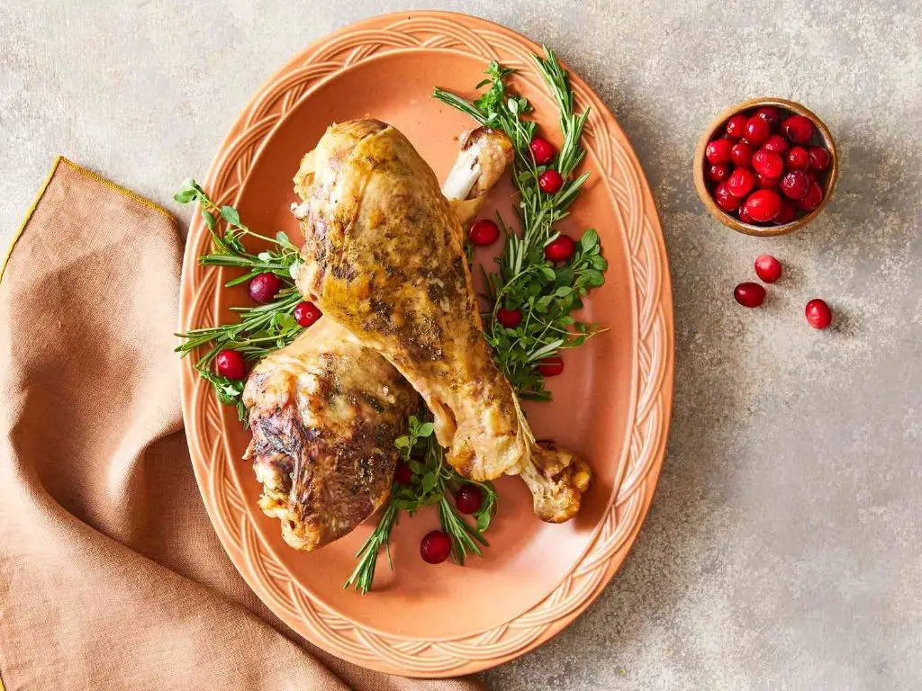 Crockpot BBQ Turkey Legs