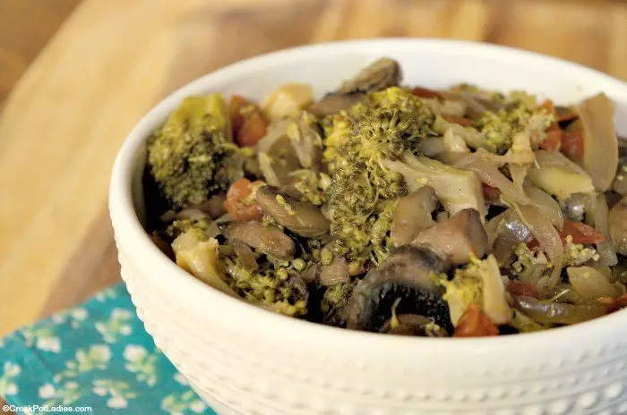 Crockpot BBQ Veggie Medley