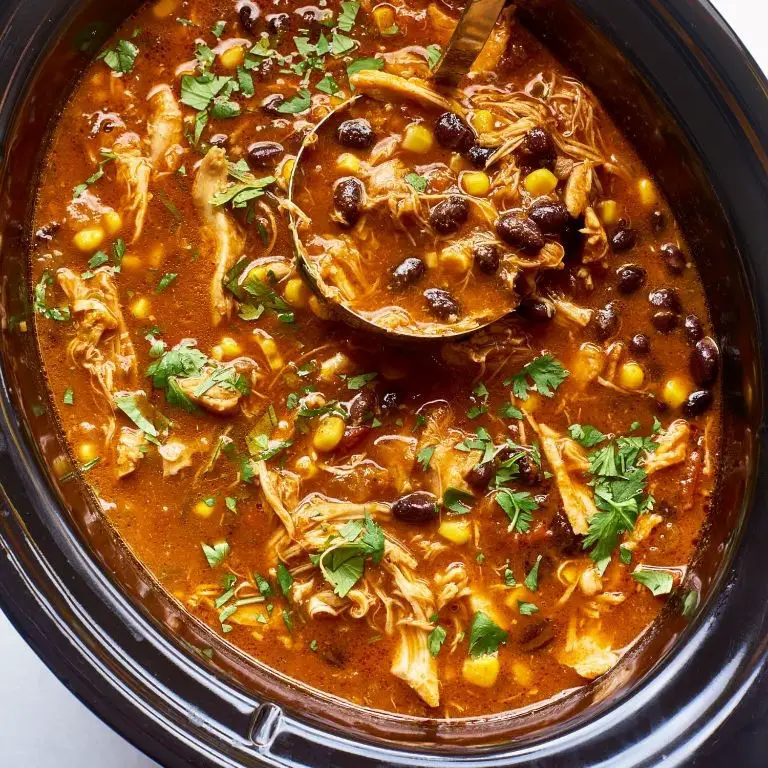 Crockpot Chicken Enchilada Soup