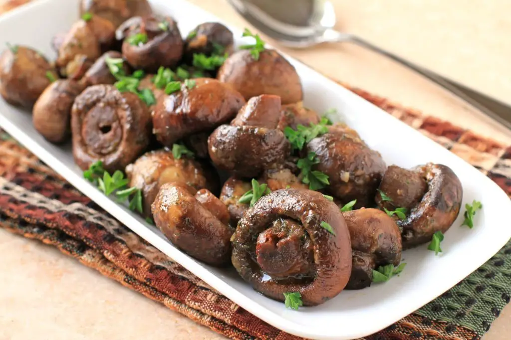 Crockpot Creamy Ranch Mushrooms