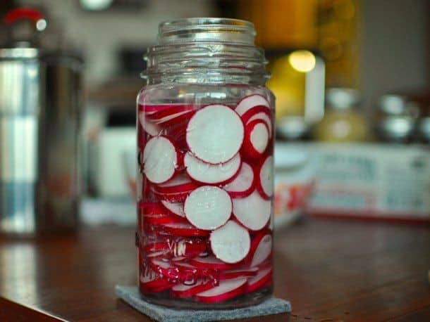 Crunchy Fermented Radishes
