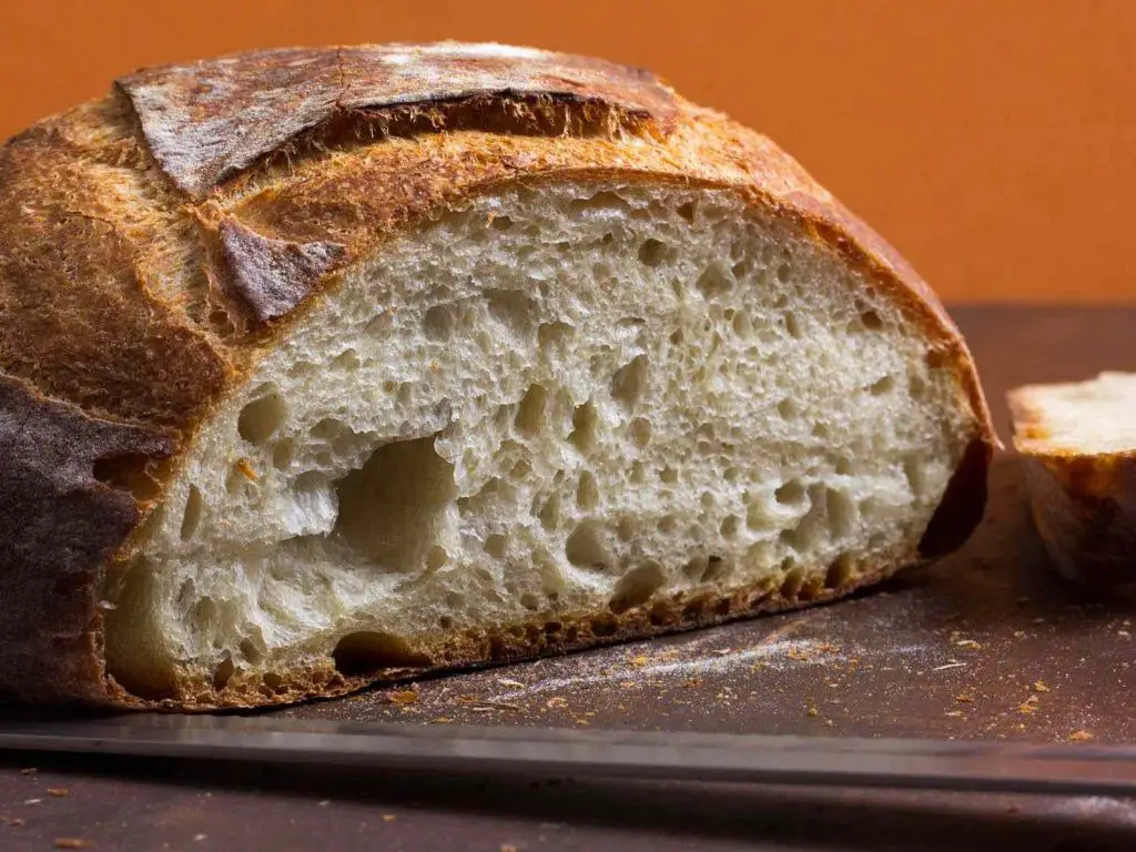 Crusty country-style white bread