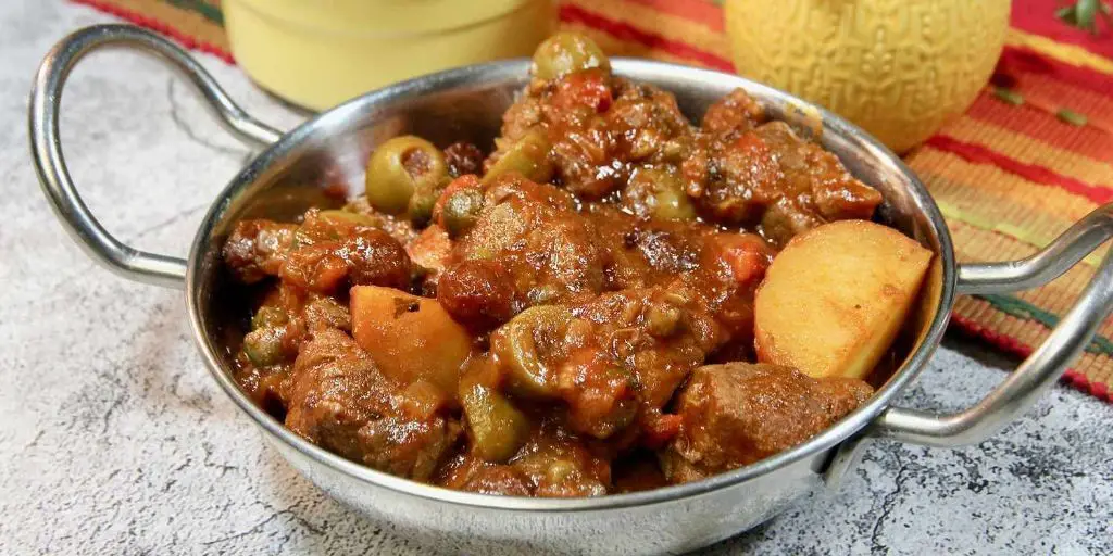 Cuban Beef Stew with Potatoes and Carrots