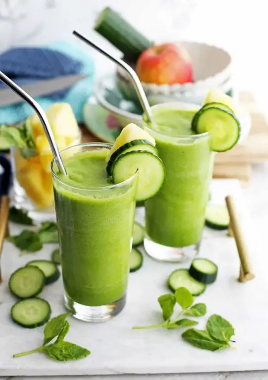 Cucumber Mint Green Smoothie