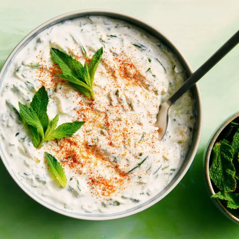 Cucumber Raita with Cumin and Mint