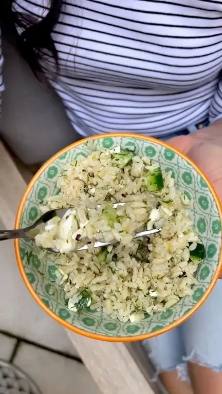 Cucumber and Lemon Rice