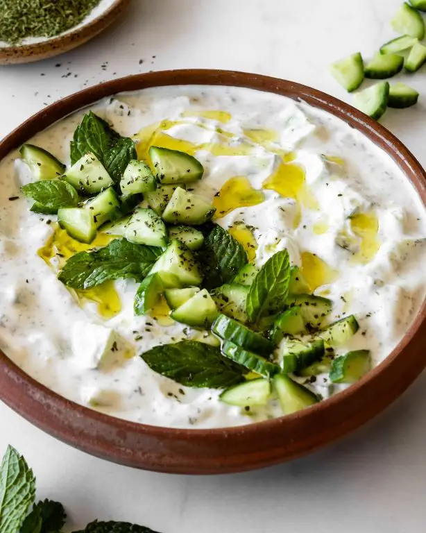 Cucumber and Mint Yogurt Salad