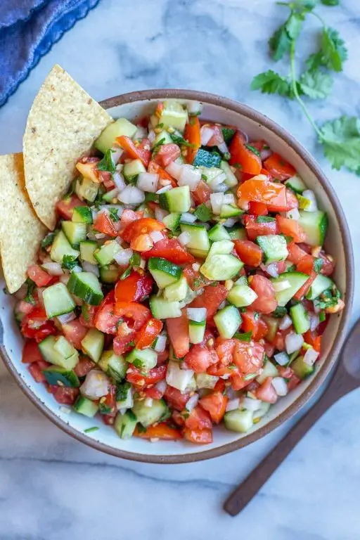 Cucumber and Tomato Salsa
