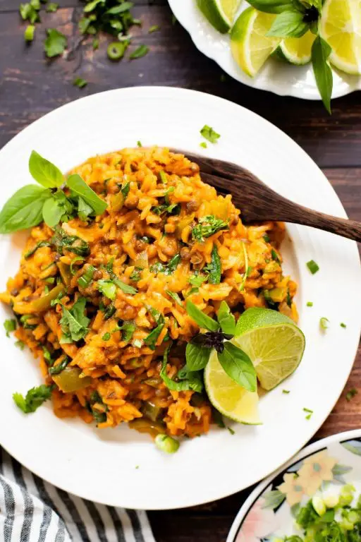 Curried Lentils and Rice