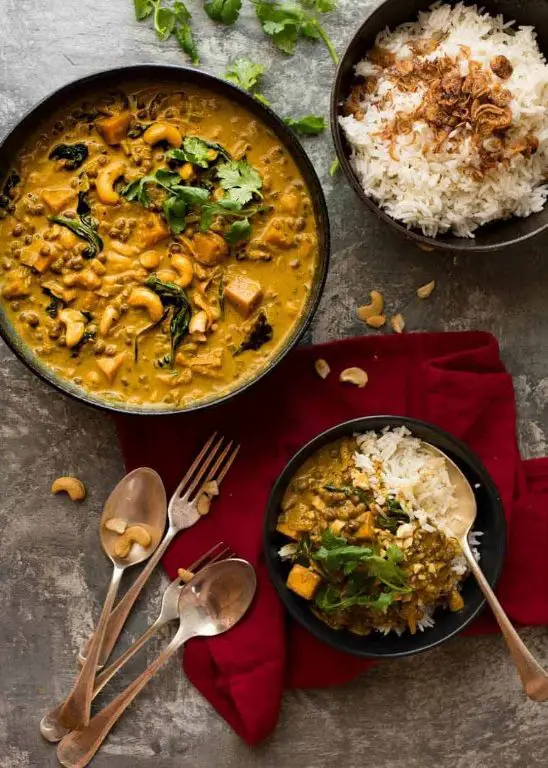 Curried Onion Dip with Coconut Milk
