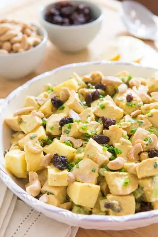 Curry Chicken Salad with Raisins