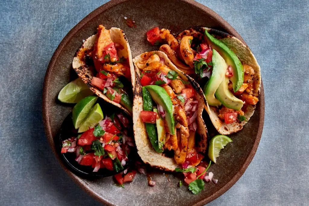 Curry Coconut Shredded Chicken Tacos