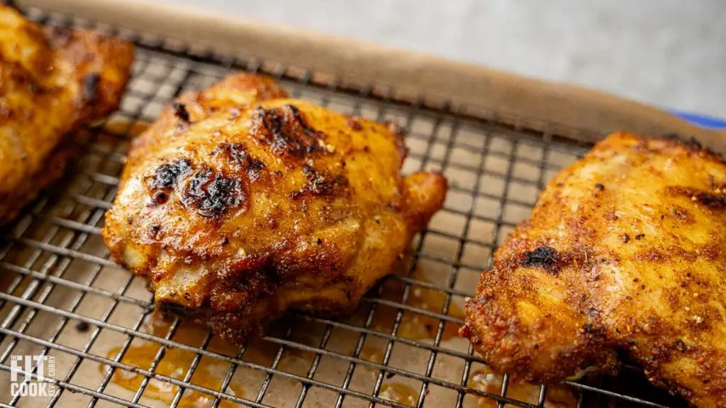Curry Spiced Air Fryer Chicken Thighs