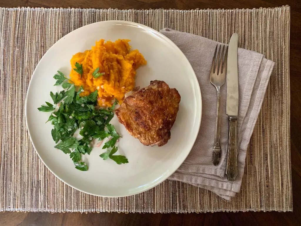 Curry Spiced Mashed Butternut Squash