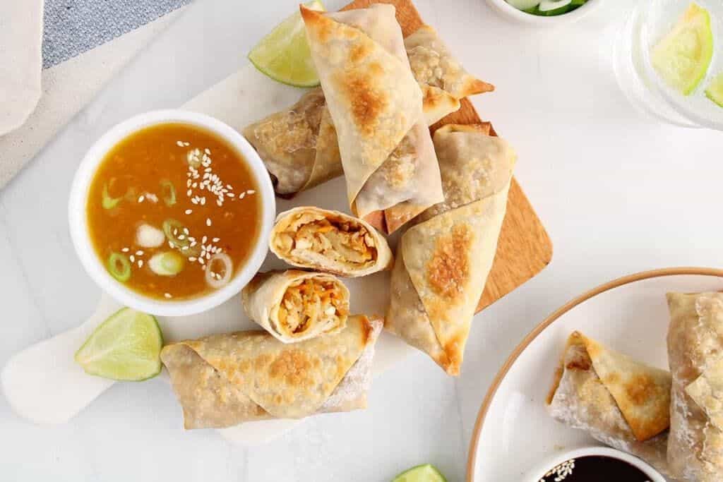 Curry Tofu Egg Rolls