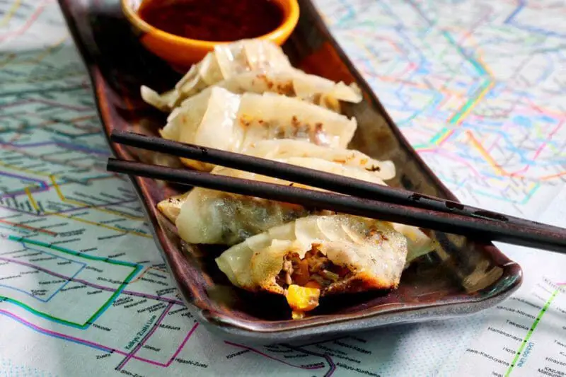 Curry-Spiced Beef Gyoza