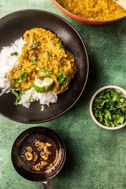 Daal Tadka with Lentils and Garlic