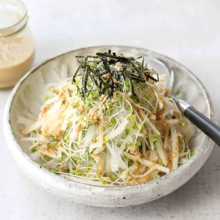 Daikon and Sesame Seed Salad