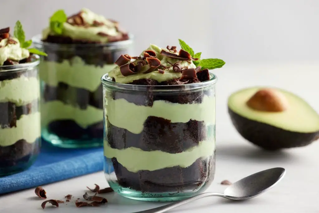Dark Chocolate Avocado Mousse Cake