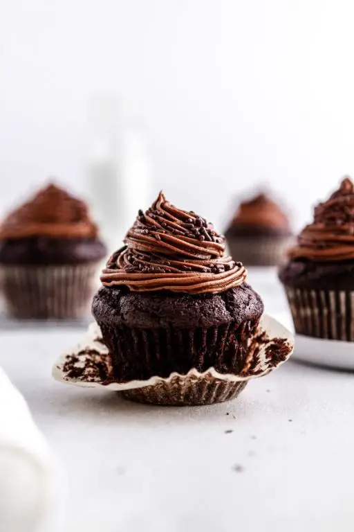 Dark Chocolate Beet Cupcakes