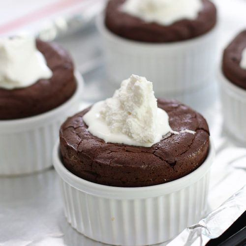 Dark Chocolate Soufflé