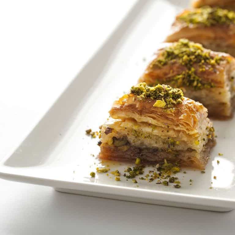 Date and Pistachio Baklava