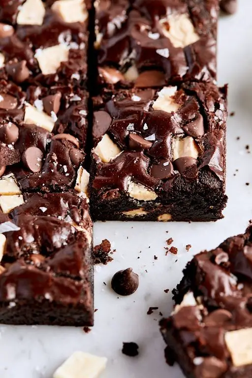 Decadent Triple Chocolate Brownies