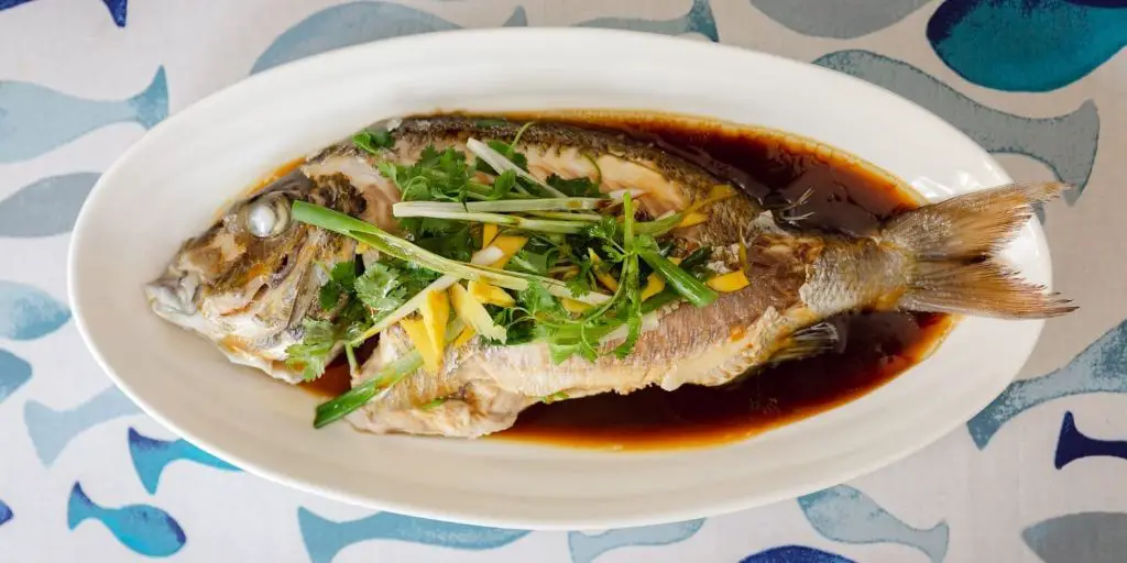 Delicate Eastward Steamed Fish with Ginger