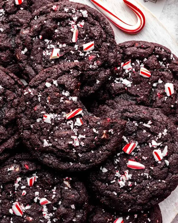 Double Chocolate Peppermint Cookies