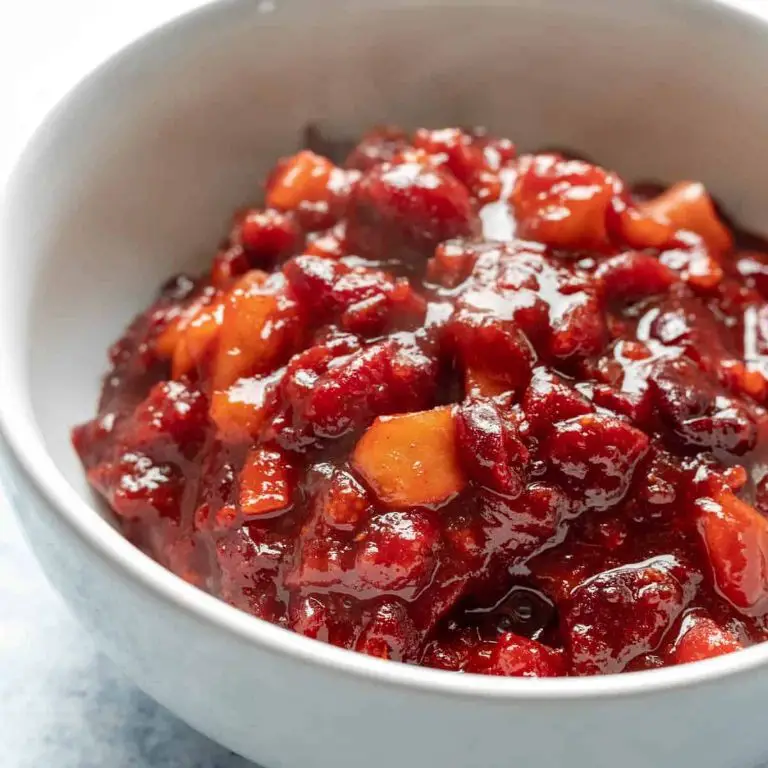 Dried Apple and Cranberry Compote