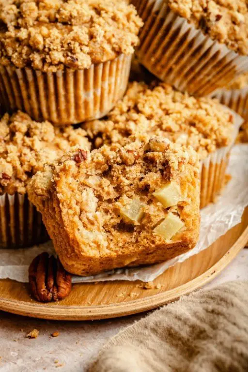 Dried Apple and Pecan Muffins