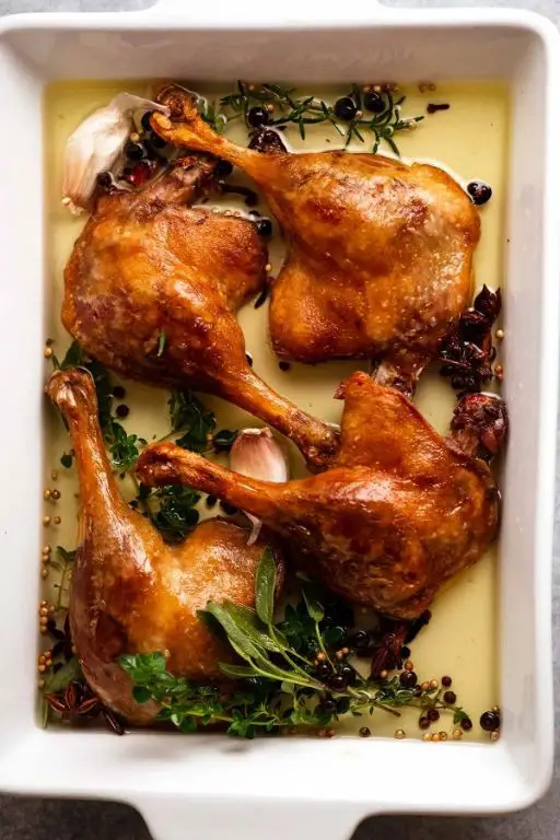 Duck Fat Confit Duck Legs