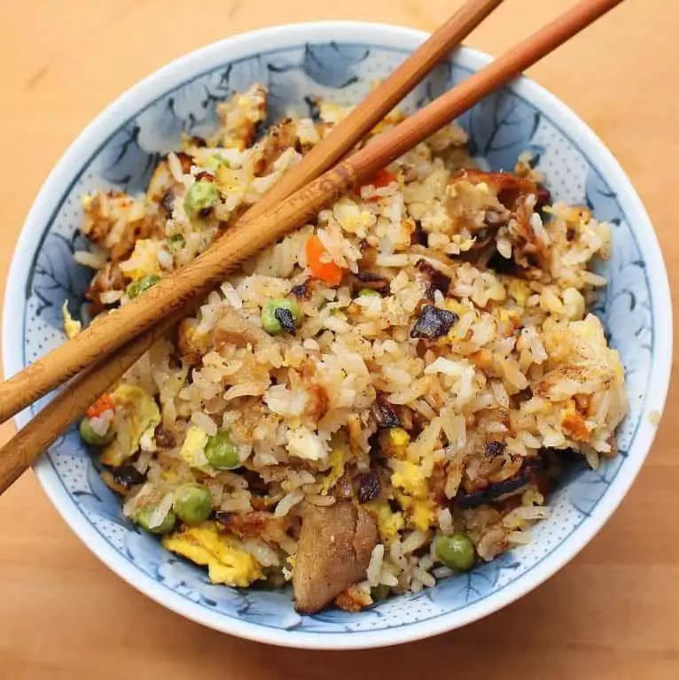 Duck Fried Rice with Vegetables