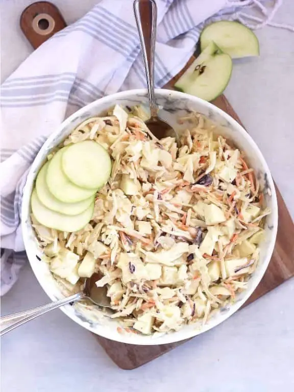 Duck and Apple Slaw with Honey Mustard Dressing