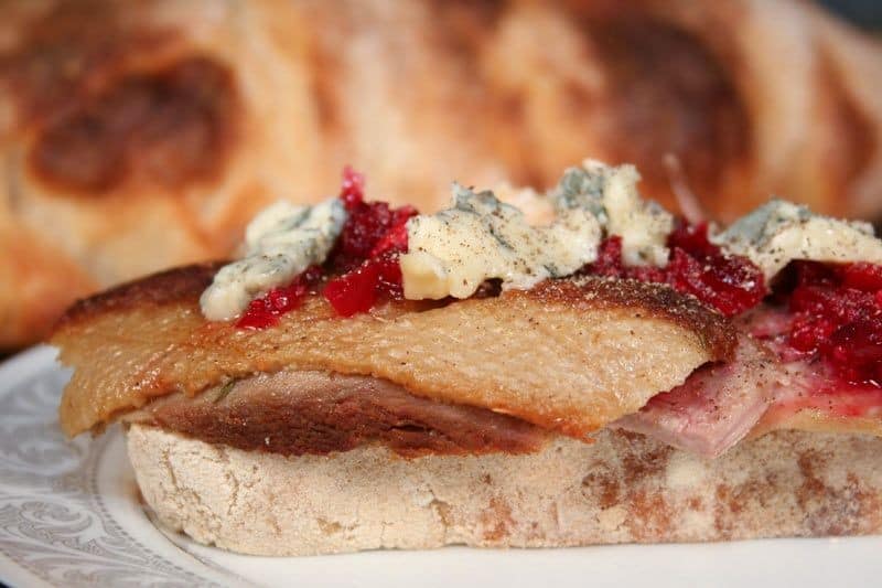 Duck and Cranberry Panini