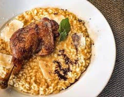 Duck and Wild Mushroom Risotto