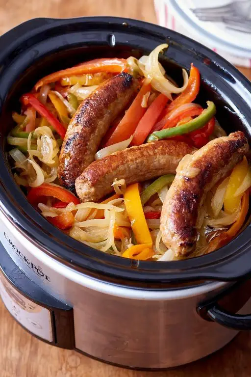 Dump and Cook Sausage and Peppers