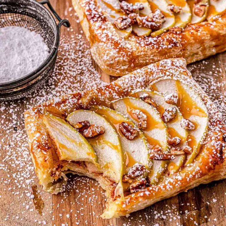 Easy Caramel Apple Tart