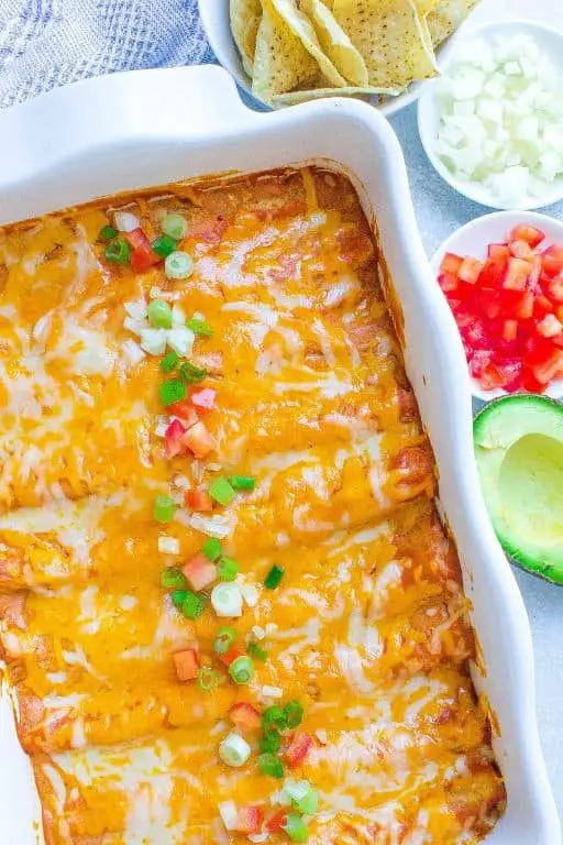 Easy Cheesy Enchilada Casserole