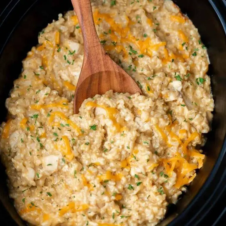 Easy Crockpot Chicken and Rice