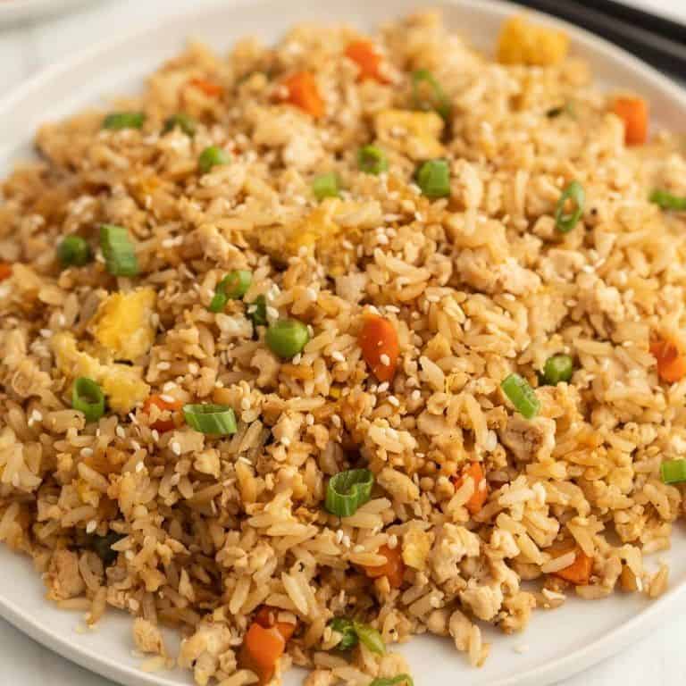Easy Ground Chicken Fried Rice