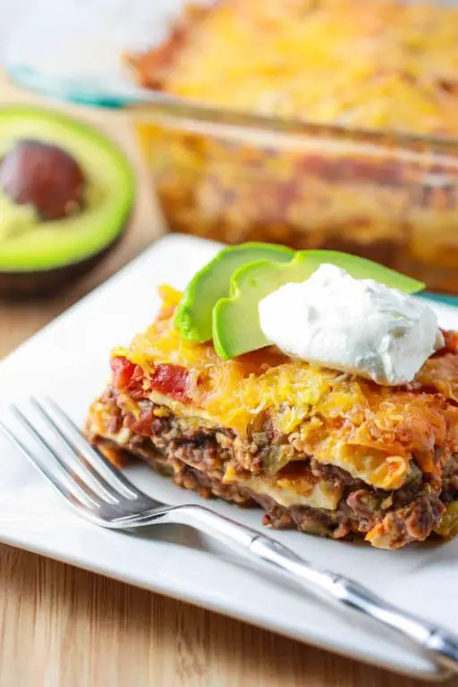 Easy Ground Turkey Taco Casserole