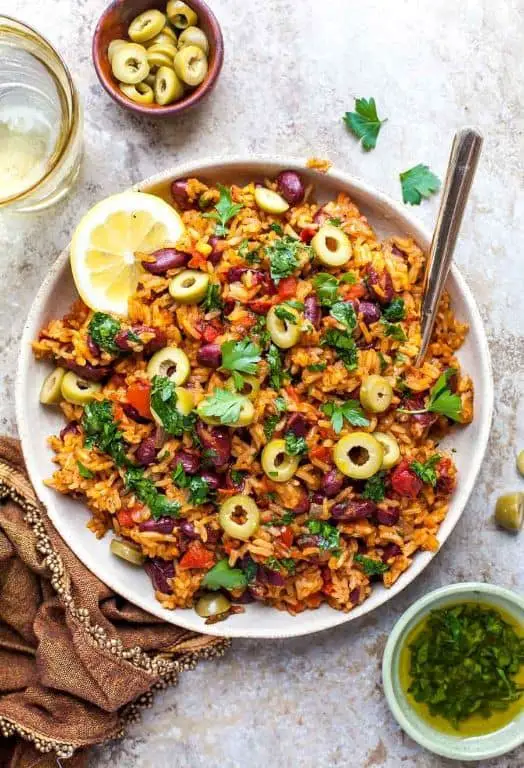 Easy One-Pot Spanish Rice and Beans