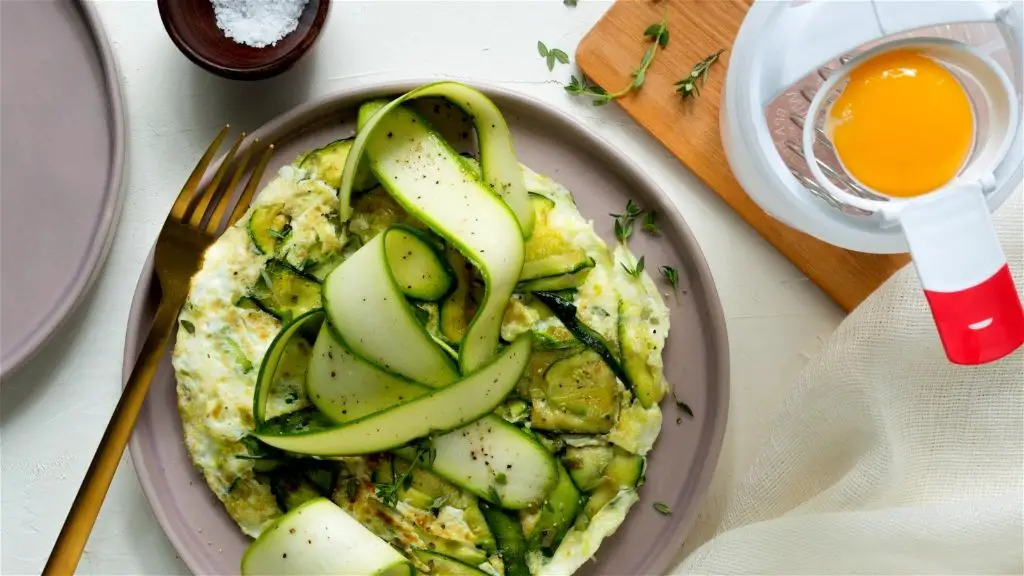 Egg White Frittata with Zucchini