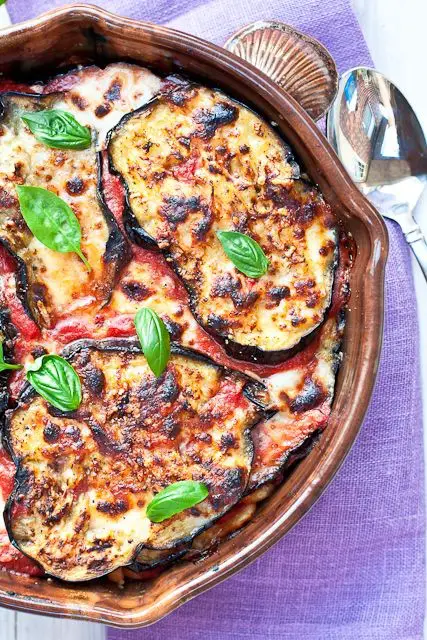 Eggplant Parmesan Pasta Casserole