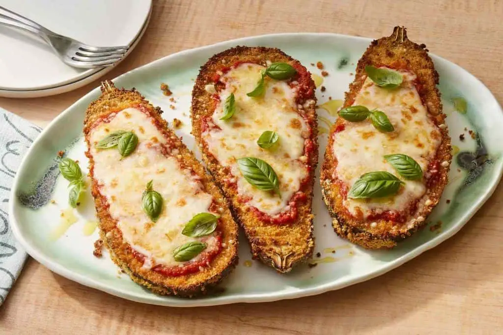 Eggplant Parmesan with Whole Wheat Breadcrumbs