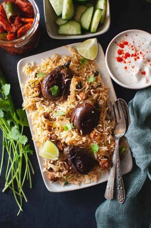 Eggplant Pulao