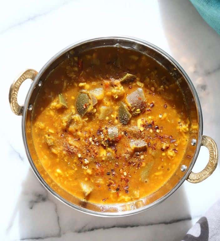 Eggplant Sambar