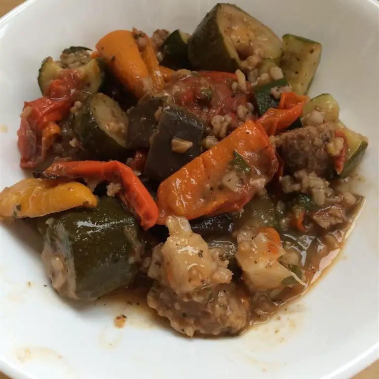 Eggplant and Zucchini Stew